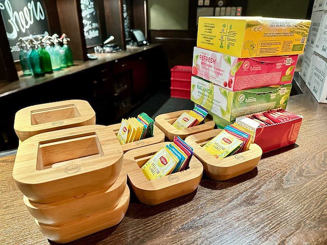 Lipton - houten theezakhouder (10x) - afbeelding 2 van  2