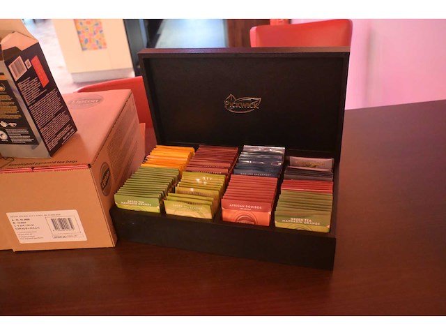 Lipton green mandarin orange / african rooibos thee verpakkíngen (41x) - afbeelding 3 van  4