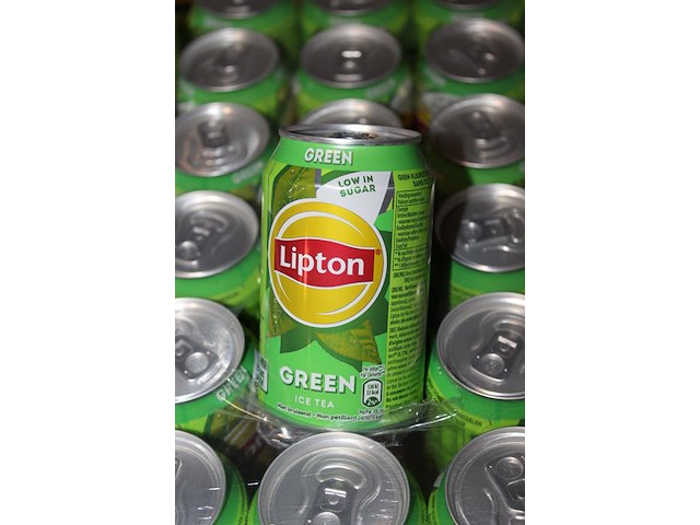 Lipton ice-tea green. 60 trays a 24 blikken 0,33l. totaal 1440 blikken. tht 8-2026. bod is inclusief 216 eu... - afbeelding 2 van  2