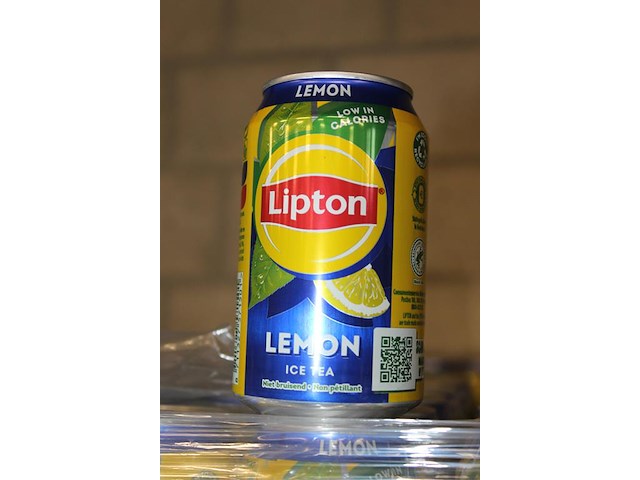Lipton ice-tea lemon blikken 0,33l. 2880 blikken. tht 2-2026. bod is inclusief 432 euro statiegeldwaarde - afbeelding 3 van  3