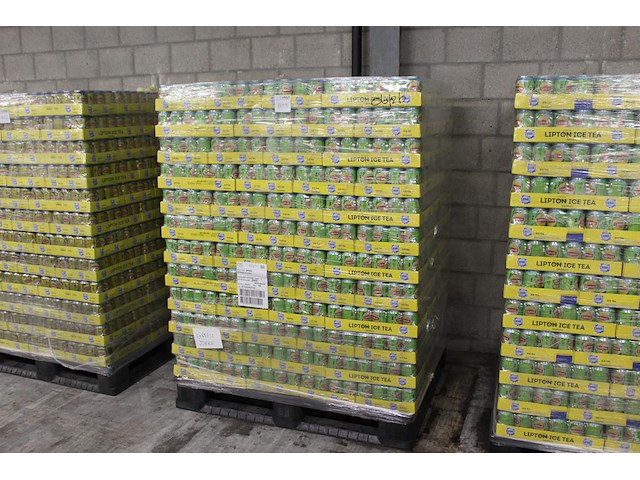 Lipton ice-tea lipto zero green blikken 0,33l. 2880 blikken. tht 6-2026. bod is inclusief 432 euro statiege... - afbeelding 1 van  3