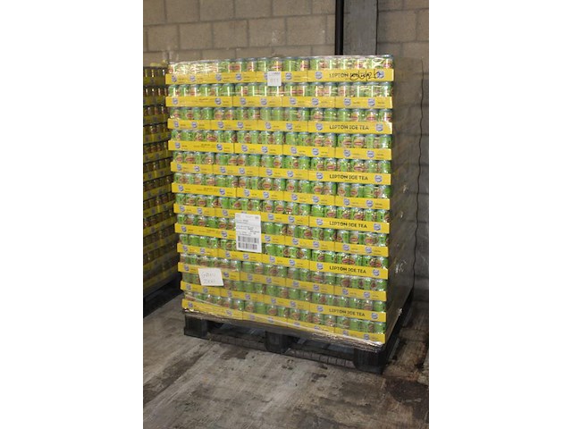 Lipton ice-tea lipto zero green blikken 0,33l. 2880 blikken. tht 6-2026. bod is inclusief 432 euro statiege... - afbeelding 2 van  3