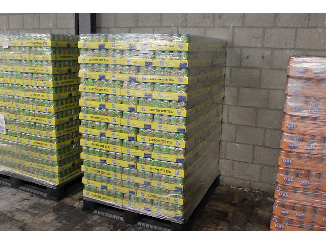 Lipton ice-tea lipto zero green blikken 0,33l. 2880 blikken. tht 6-2026. bod is inclusief statiegeldwaarde ... - afbeelding 1 van  3