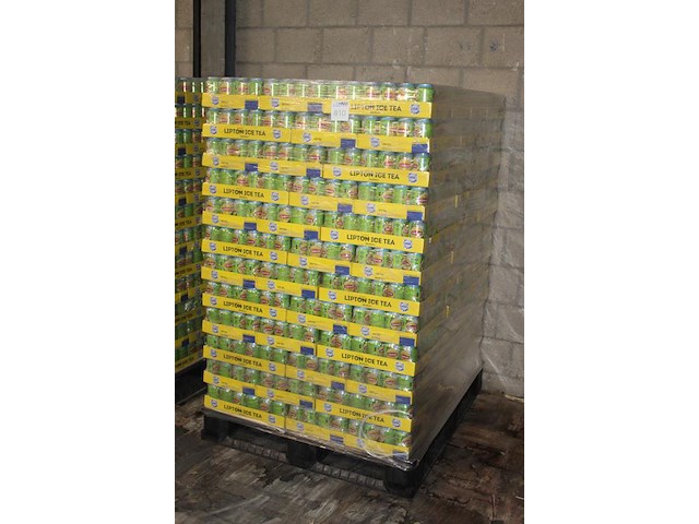 Lipton ice-tea lipto zero green blikken 0,33l. 2880 blikken. tht 6-2026. bod is inclusief statiegeldwaarde ... - afbeelding 2 van  3