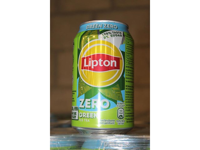 Lipton ice-tea lipto zero green blikken 0,33l. 2880 blikken. tht 6-2026. bod is inclusief statiegeldwaarde ... - afbeelding 3 van  3