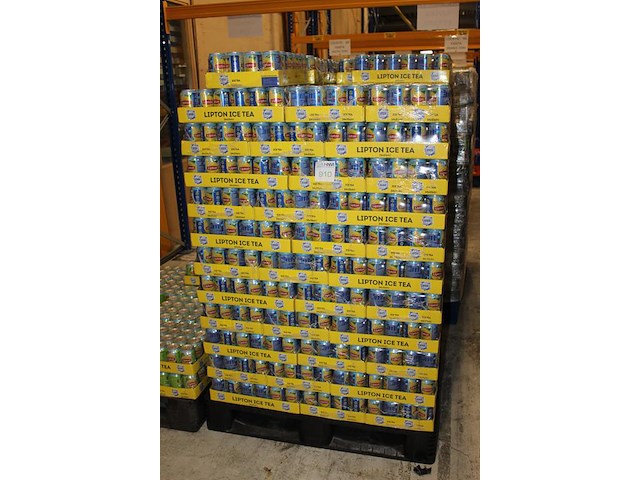 Lipton ice-tea zero sparkling. 118 trays a 24 blikken 0,33l. totaal 2832 blikken. tht 8-2026. bod is inclus... - afbeelding 2 van  2