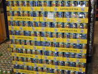Lipton ice-tea zero sparkling. 118 trays a 24 blikken 0,33l. totaal 2832 blikken. tht 8-2026. bod is inclus... - afbeelding 2 van  2