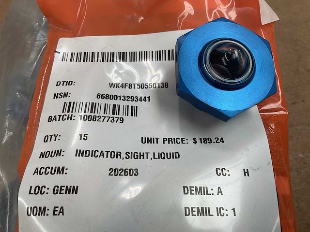 Liquid sight indicator (15x) - afbeelding 1 van  4