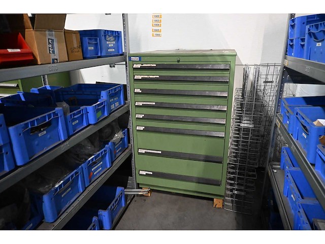 Lista 8-delige ladenkast met o.a. rvs bevestigingsmaterialen - afbeelding 1 van  9