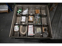 Lista 9-delige ladenkast met o.a. skf lagers, rvs bevestigingsmaterialen en festo materialen - afbeelding 9 van  10