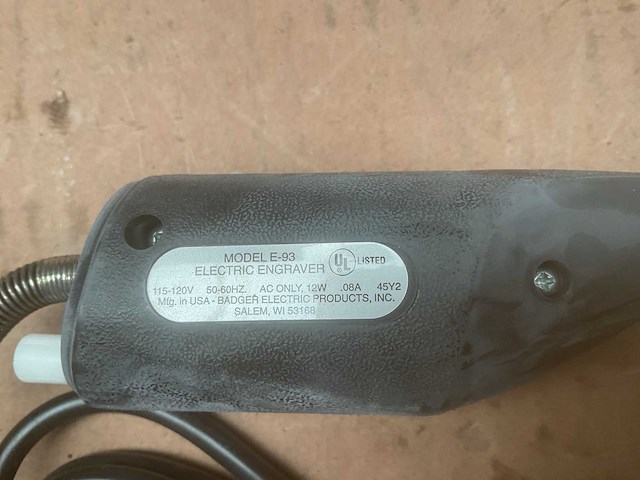 Listed e-93 engraver - afbeelding 3 van  5