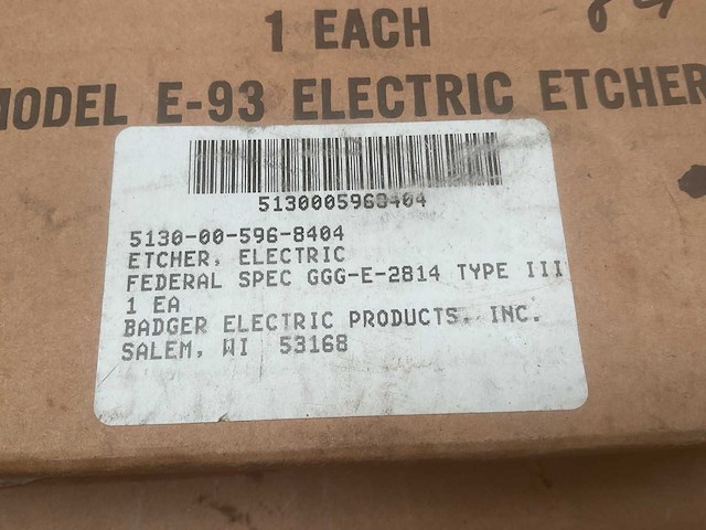Listed e-93 engraver - afbeelding 4 van  5