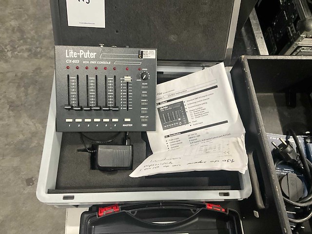 Lite-puter cx-603 analoge dmx console - afbeelding 2 van  7