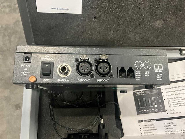 Lite-puter cx-603 analoge dmx console - afbeelding 4 van  7