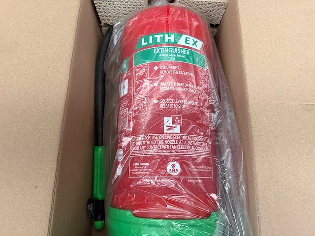 Lith-ex - 6 liter lithium-ion brandblusser (5x) - afbeelding 3 van  6