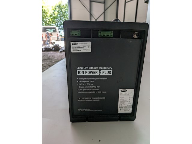 Lithium accu whisper power, sb12v160e-zc wp - afbeelding 7 van  9
