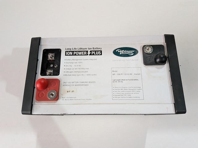 Lithium accu whisper power, sb12v160e-zc wp - afbeelding 5 van  10