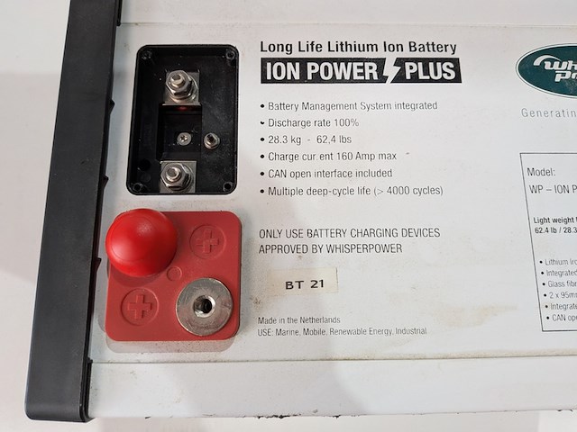 Lithium accu whisper power, sb12v160e-zc wp - afbeelding 6 van  10