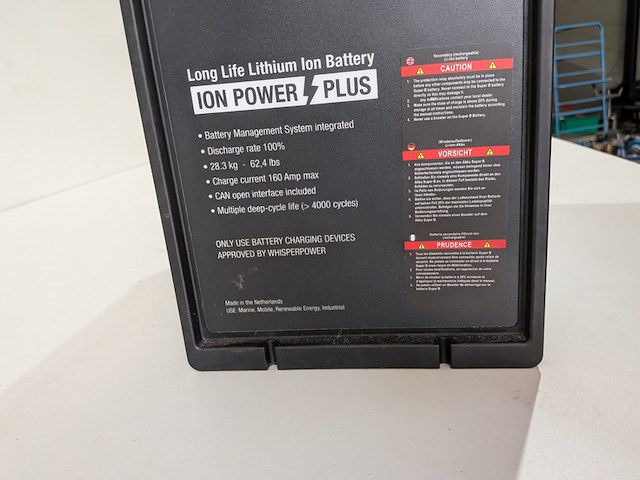 Lithium accu whisper power, sb12v160e-zc wp - afbeelding 9 van  10