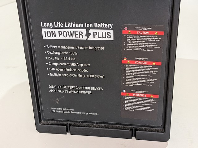 Lithium accu whisper power, sb12v160e-zc wp - afbeelding 4 van  9