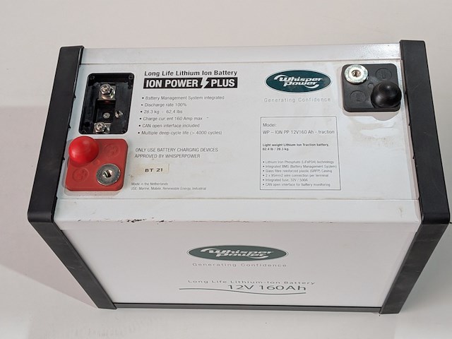 Lithium accu whisper power, sb12v160e-zc wp - afbeelding 5 van  9