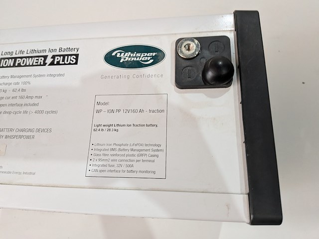 Lithium accu whisper power, sb12v160e-zc wp - afbeelding 7 van  9