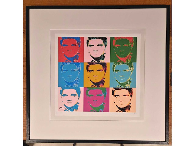 Litho andy warhol ‘elvis’ - afbeelding 2 van  4