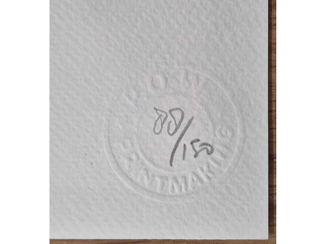 Litho banksy ‘love rat’ - afbeelding 2 van  3