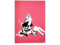 Litho banksy ‘queen victoria’ - afbeelding 1 van  4