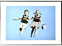 Litho banksy ‘wrong war’ - afbeelding 1 van  2