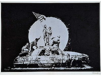Litho banksy - afbeelding 1 van  4