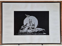 Litho banksy - afbeelding 2 van  4