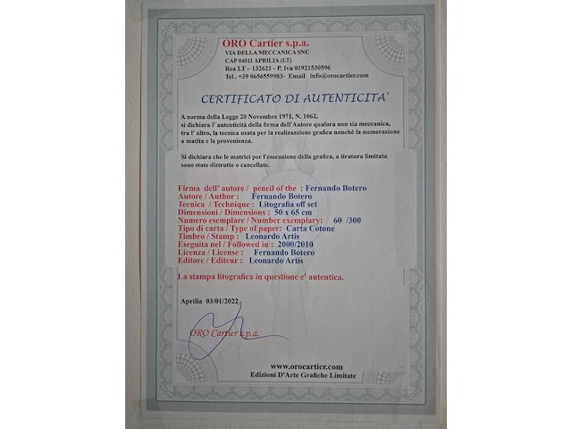 Litho botero - afbeelding 4 van  4