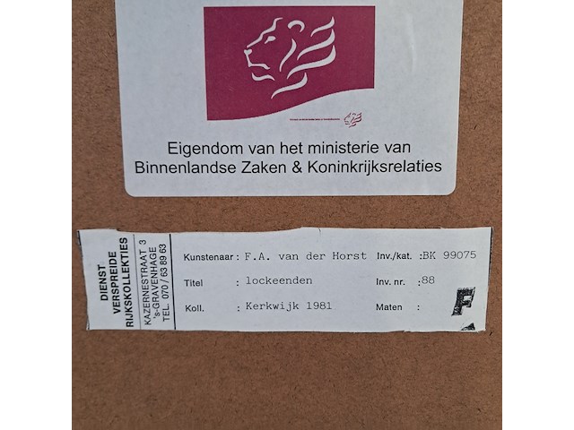 Litho, f. a. van der horst, lokeenden e.d. 2/10 - afbeelding 8 van  8