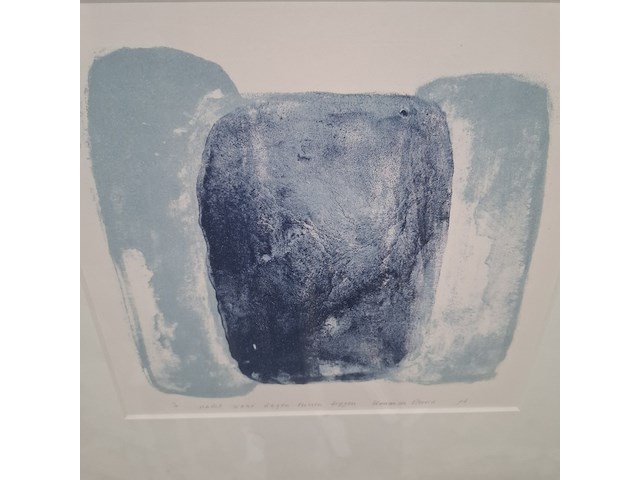 Litho, fernanda eleveld, nacht waar dagen tussen liggen 1/5, 1996 - afbeelding 4 van  8