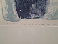 Litho, fernanda eleveld, nacht waar dagen tussen liggen 1/5, 1996 - afbeelding 5 van  8