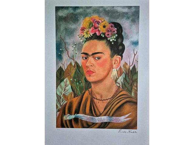 Litho frida kahlo - afbeelding 2 van  4