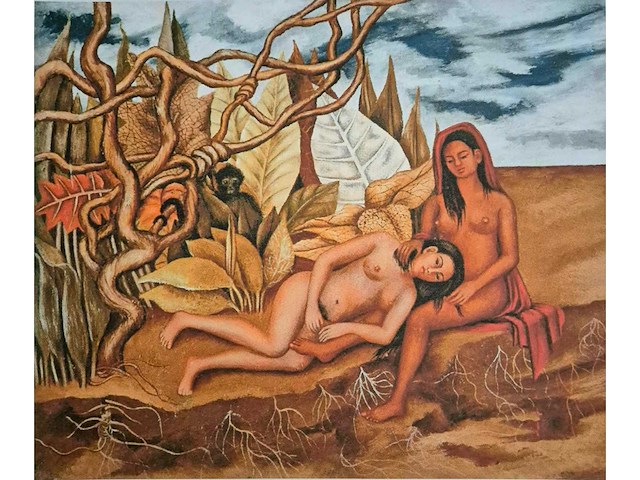 Litho frida kahlo - afbeelding 1 van  4