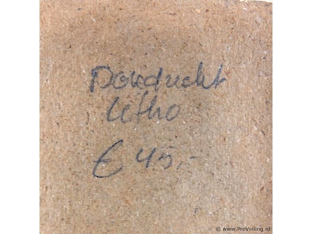 Litho grote kerk (of onze-lieve-vrouwekerk) in dordrecht - afbeelding 5 van  5