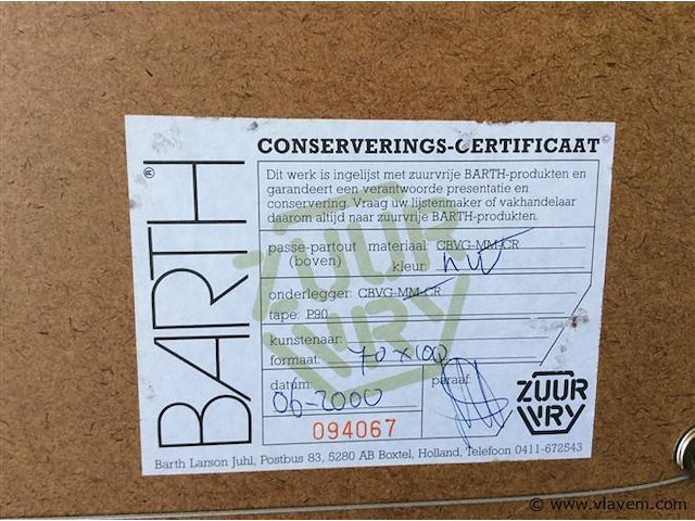 Litho h vanhorck 73/102 - afbeelding 6 van  6