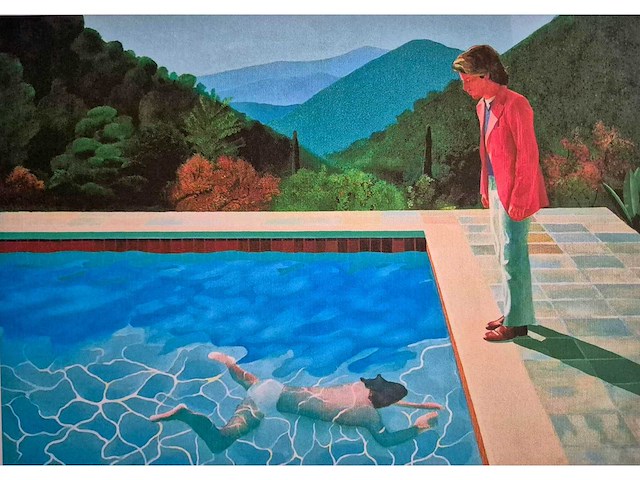 Litho hockney - afbeelding 1 van  4