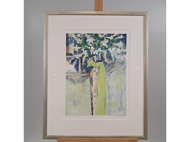 Litho, j. van vreeswijk, cafe schlemmer vii 18/24, 1987 - afbeelding 1 van  8