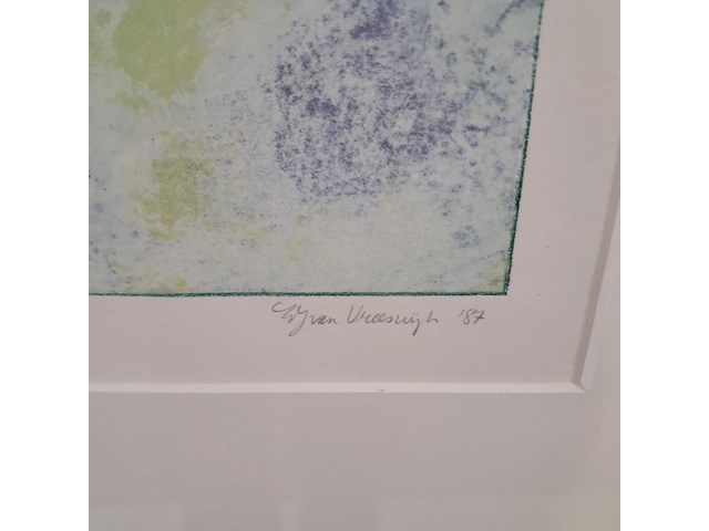 Litho, j. van vreeswijk, cafe schlemmer vii 18/24, 1987 - afbeelding 4 van  8