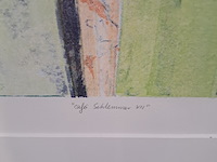 Litho, j. van vreeswijk, cafe schlemmer vii 18/24, 1987 - afbeelding 5 van  8
