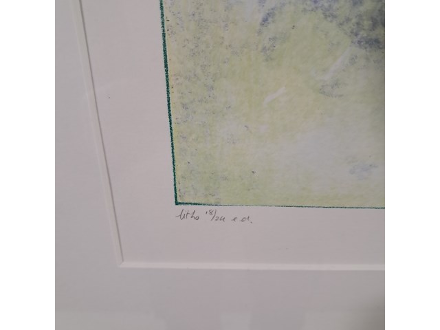 Litho, j. van vreeswijk, cafe schlemmer vii 18/24, 1987 - afbeelding 6 van  8