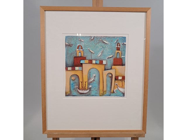 Litho, marianne aulman, nebbioso ii 5/25, 1999 - afbeelding 1 van  9