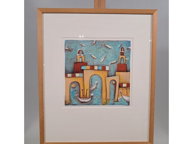 Litho, marianne aulman, nebbioso ii 5/25, 1999 - afbeelding 2 van  9