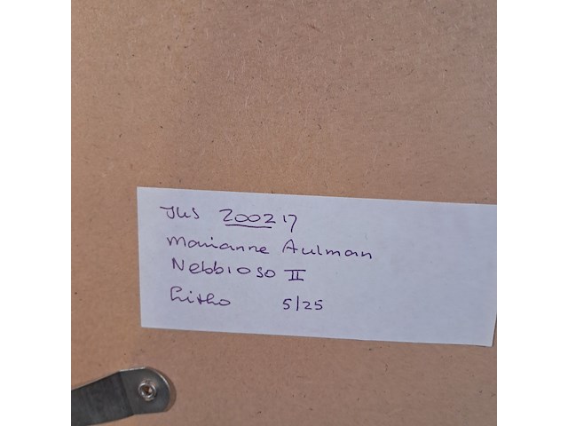 Litho, marianne aulman, nebbioso ii 5/25, 1999 - afbeelding 8 van  9