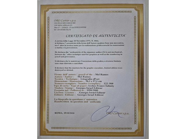 Litho mel ramos - afbeelding 4 van  4