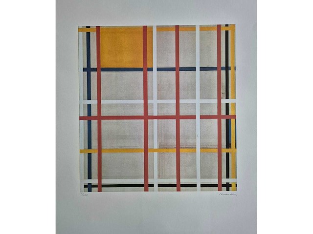 Litho mondriaan - afbeelding 2 van  4
